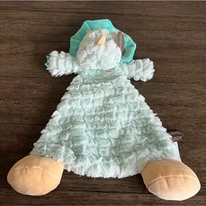 Demdaco Mint Green Dinosaur Triceratops Lovey